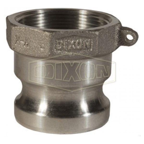 Boss-Lock Type A Cam and Groove Adapter, 1-1/4 in, Male Adapter x FNPT, Aluminum